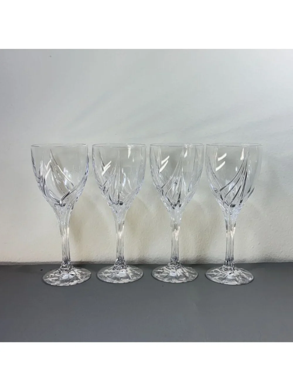 Lenox Debut Crystal Wine Glasses Set of 4 8.125